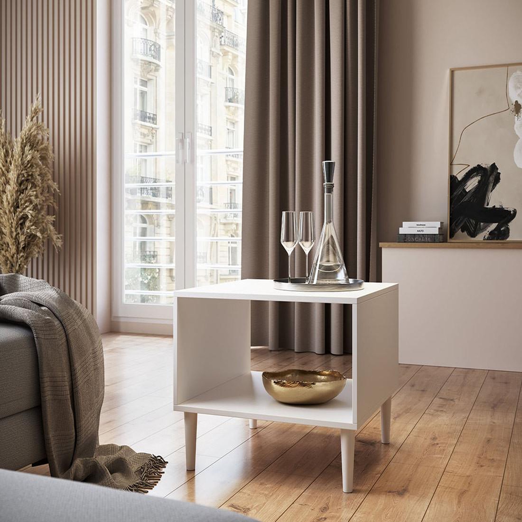 Voir la diapositive 3 : BEST MOBILIER Cleo - lit coffre avec led - 180x200 cm - sommier inclus - en velours