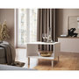 Voir la diapositive 3 : BEST MOBILIER Cleo - lit coffre avec led - 180x200 cm - sommier inclus - en velours