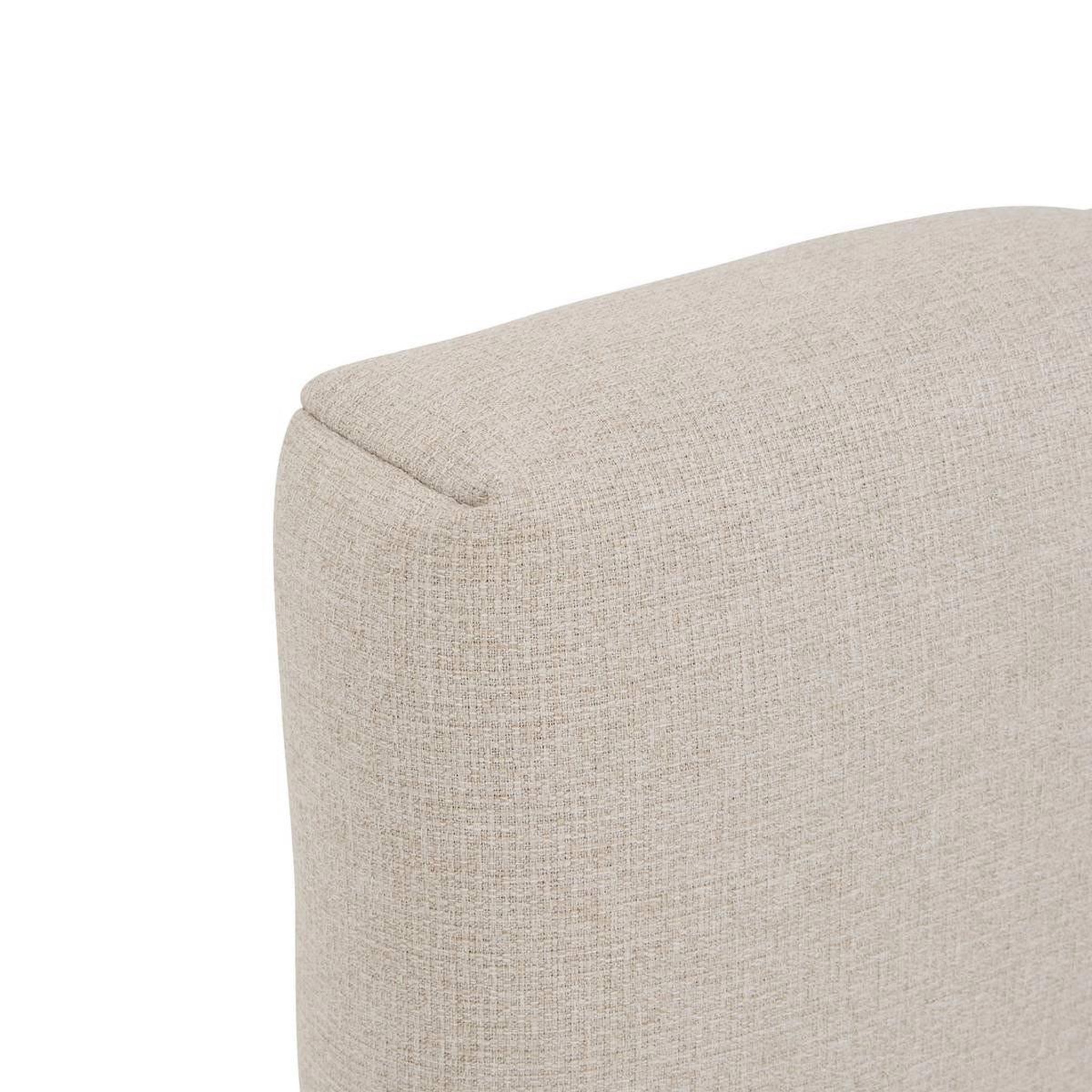 Voir la diapositive 2 : ATMOSPHERA Tête de lit capitonnée  wilm  165cm beige