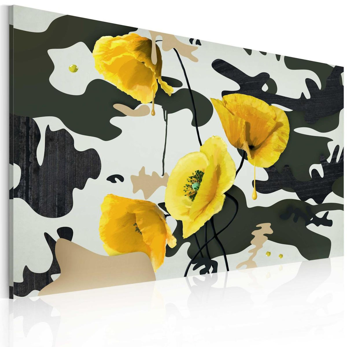 Paris Prix Tableau Imprimé  Coquelicots Peints