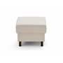 Voir la diapositive 5 : LISA DESIGN Jake - pouf en velours côtelé - pieds bois foncé