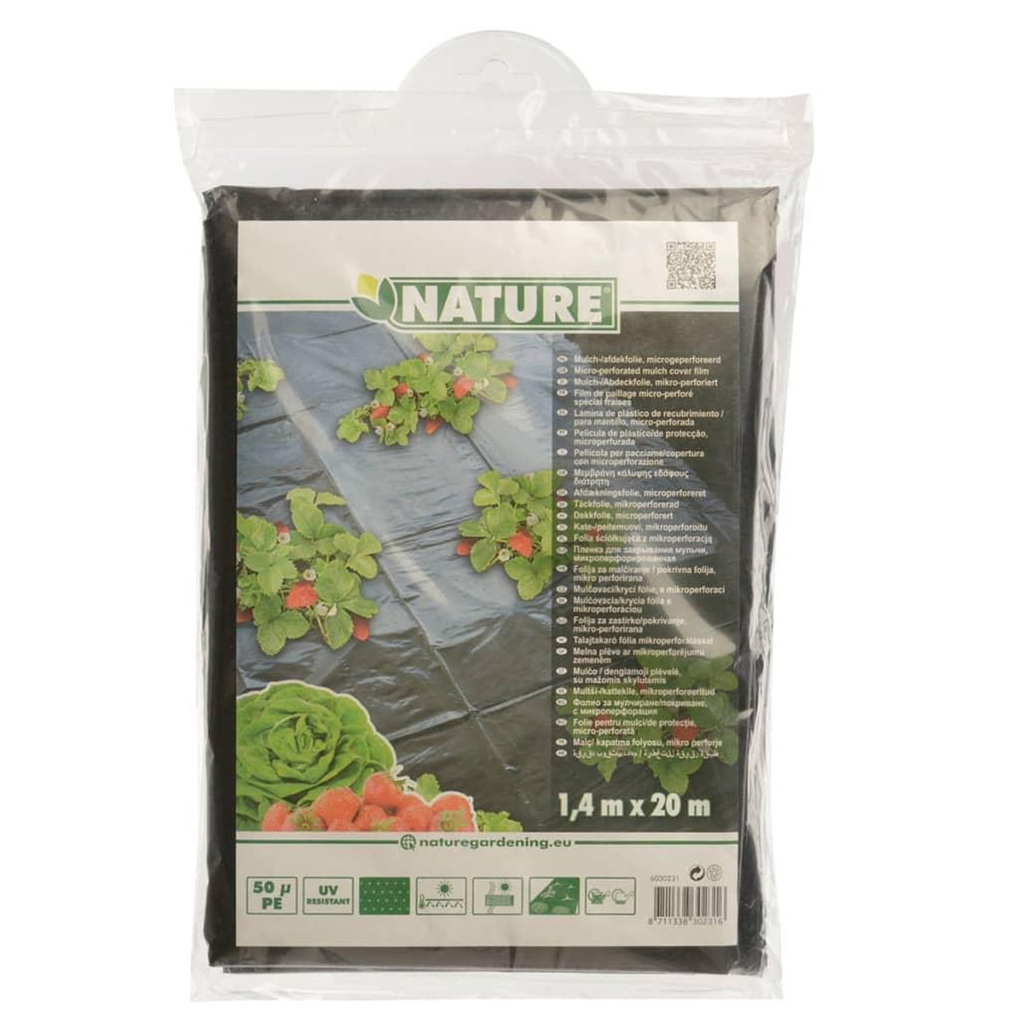 Voir la diapositive 4 : NATURE Nature Feuille de paillis pour fraises 1,4 x 20 m 6030231
