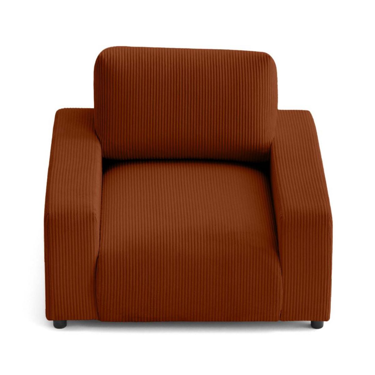 LISA DESIGN Pivoine - fauteuil en velours côtelé