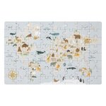 Atmosphera Kids Puzzle Enfant 64 pièces  Carte du Monde  42cm Multicolore