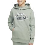 Jack & Jones Sweat  Garçon Jack & Jones Logo. Coloris disponibles : Vert