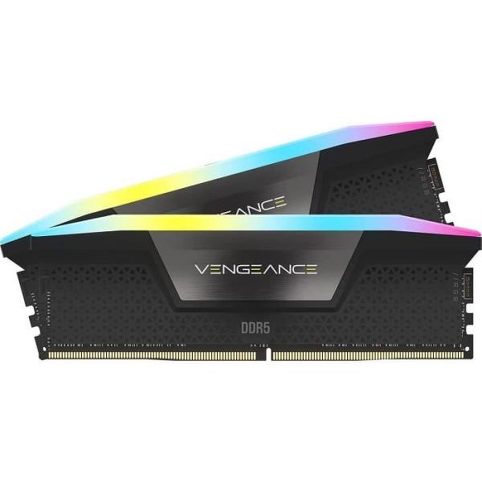 Corsair Mémoire ram - corsair - vengeance rgb ddr5 ram 64go (2x32go) 6400mhz cl32 - noir