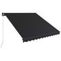 Voir la diapositive 2 : VIDAXL Auvent manuel retractable 300x250 cm Anthracite