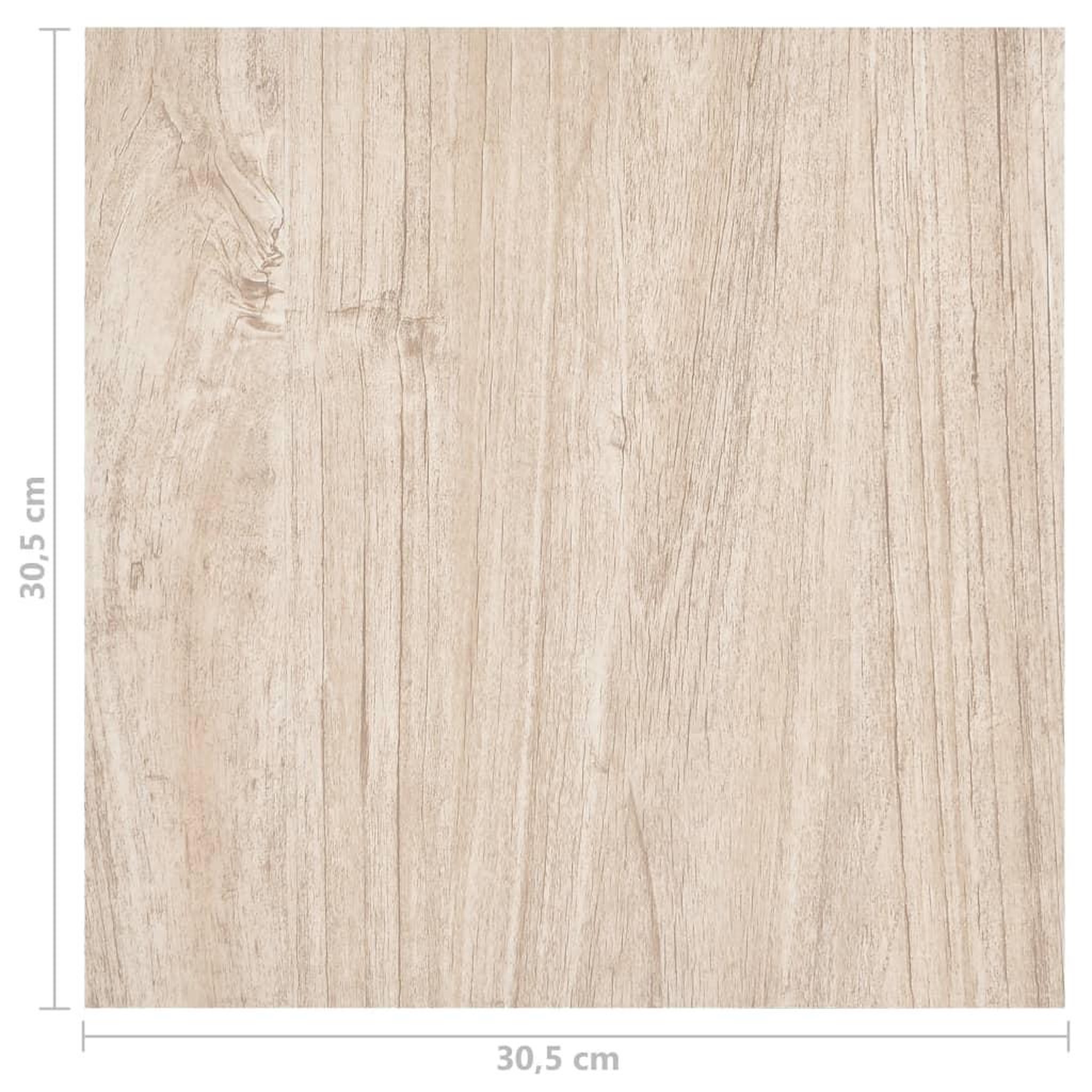 Voir la diapositive 6 : VIDAXL Dalles de plancher autoadhesives 55pcs PVC 5,11 m^2 marron clair