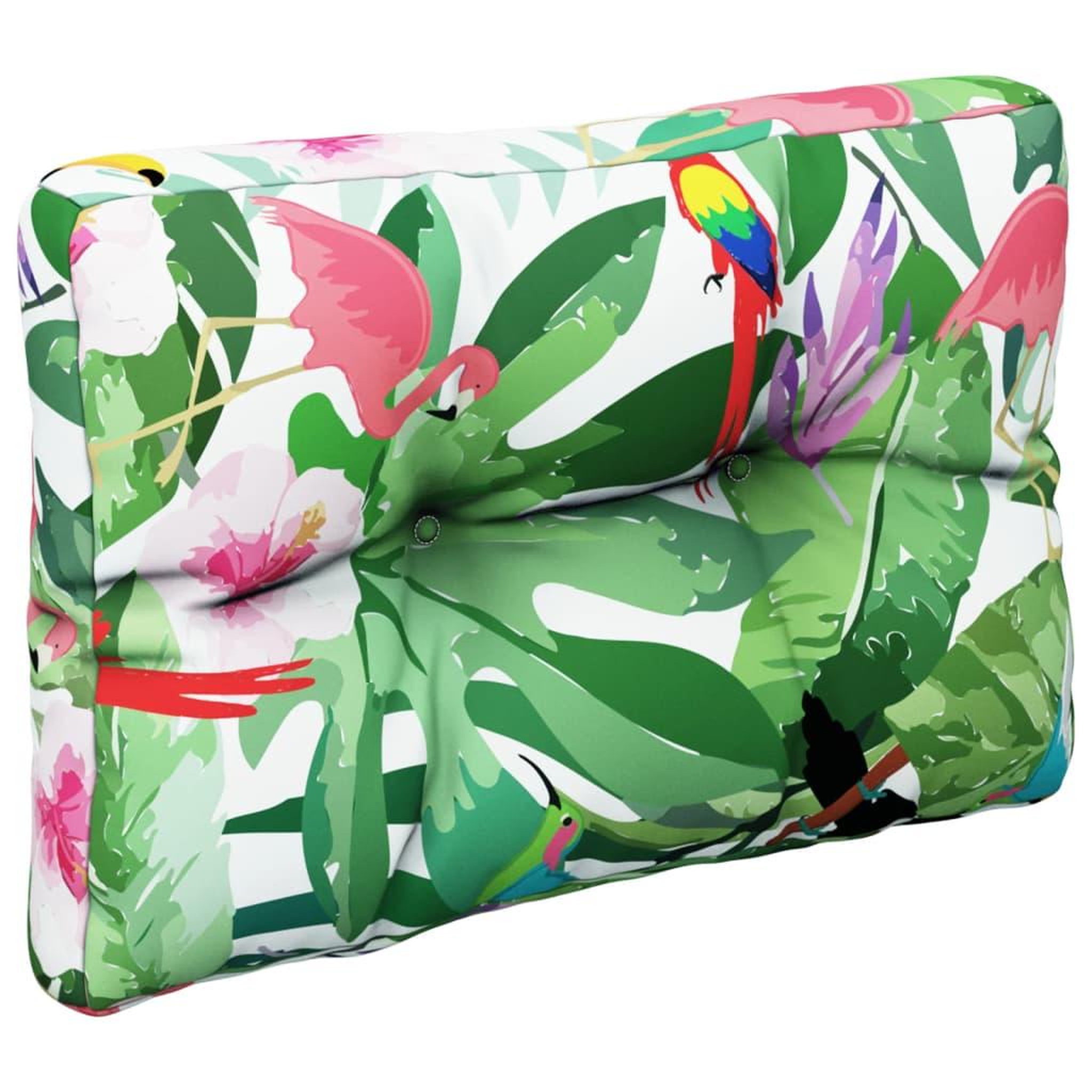 Voir la diapositive 3 : VIDAXL Coussins de palette lot de 2 multicolore tissu