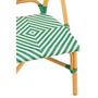 Voir la diapositive 6 : Paris Prix Chaise en Rotin  Danial  85cm Vert Foncé