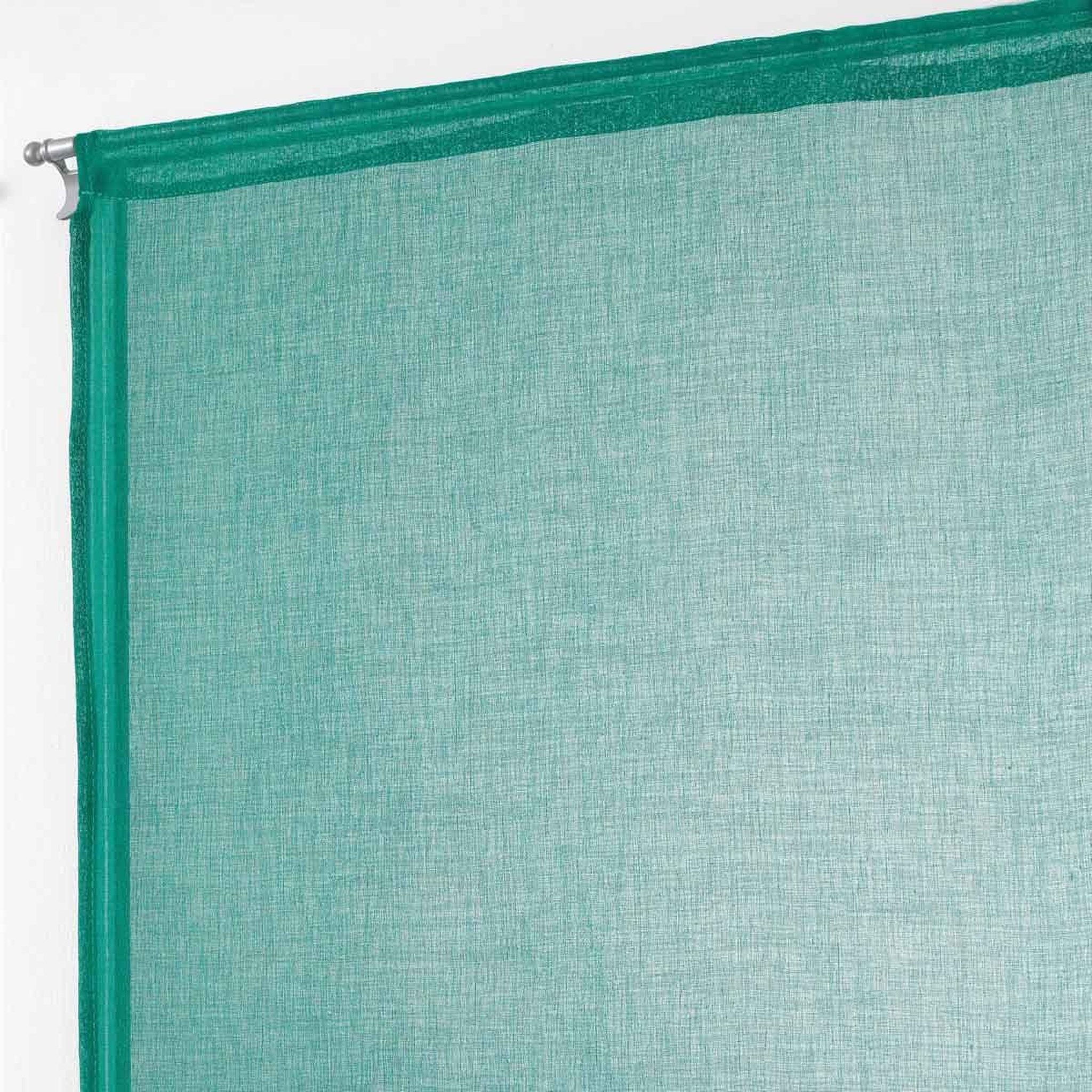 Voir la diapositive 2 : Douceur d'Intérieur Paire de voilages  sandra  60x120cm émeraude