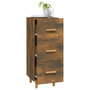 Voir la diapositive 4 : VIDAXL Buffet Chene fume 34,5x34x90 cm Bois d'ingenierie