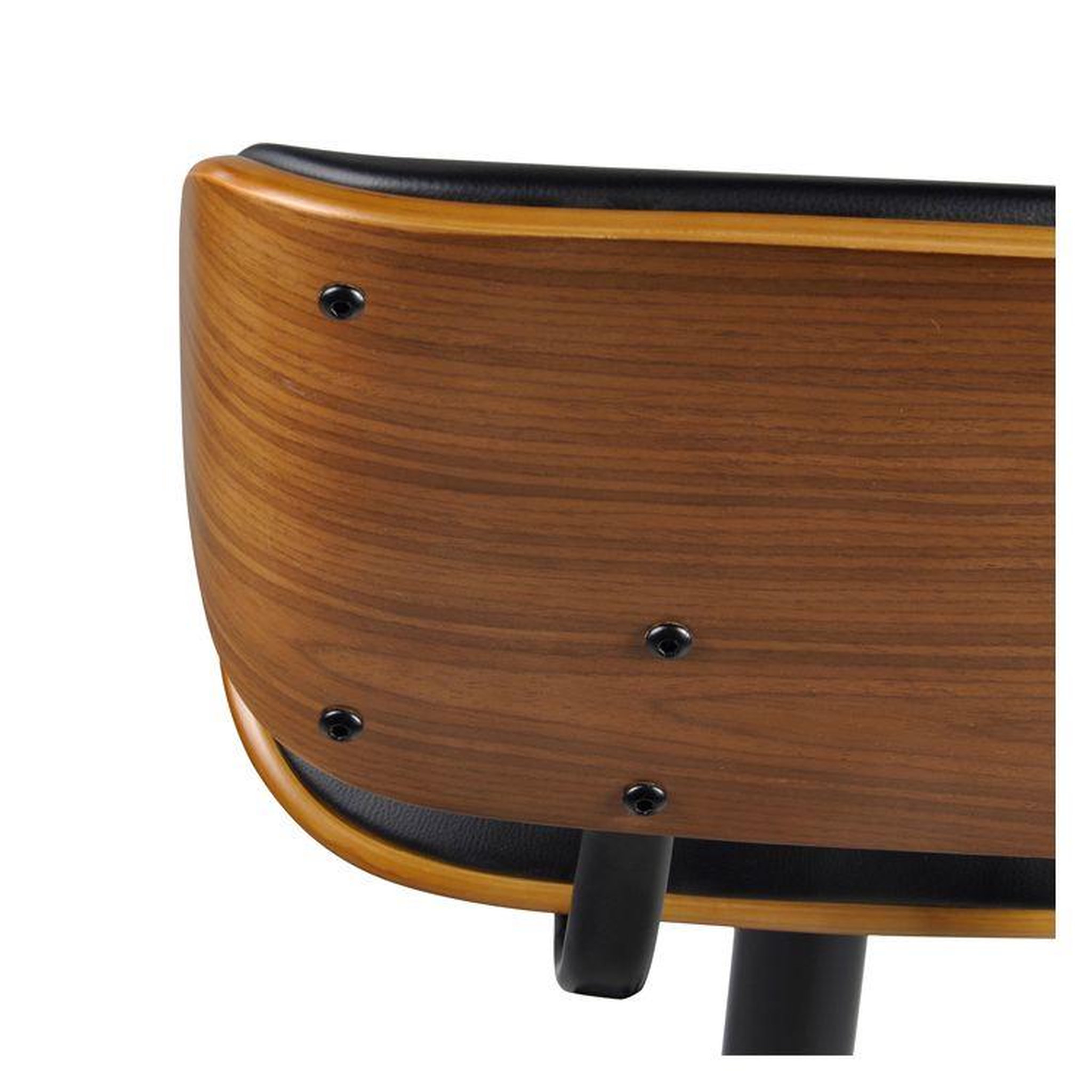 Voir la diapositive 6 : MAISON PAVANE Chaise de bar réglable 65/86 cm en cuir synthétique noir-melchior
