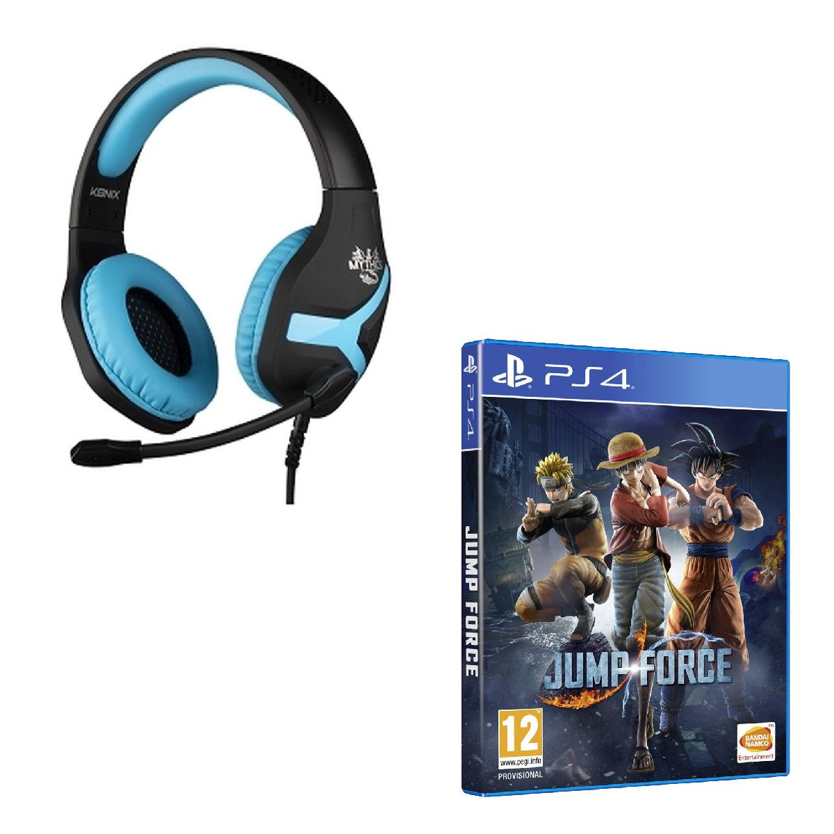 Casque Gamer Filaire Nemesis PS4 + Jump Force PS4 