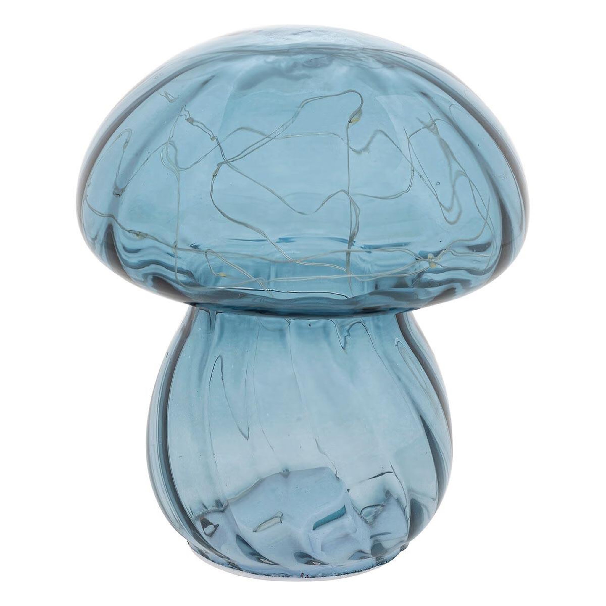 ATMOSPHERA Lampe à poser champignon  malu  15cm bleu