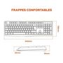 Voir la diapositive 5 : Mobility Lab Clavier sans fil - MOBILITY LAB - Deluxe - AZERTY - Noir