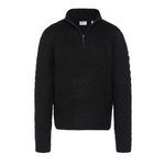 Schott Pull 1/4 de Zip  Homme Schott Half. Coloris disponibles : Noir