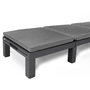 Voir la diapositive 4 : Keter Keter Chaise longue avec coussin Daytona Graphite