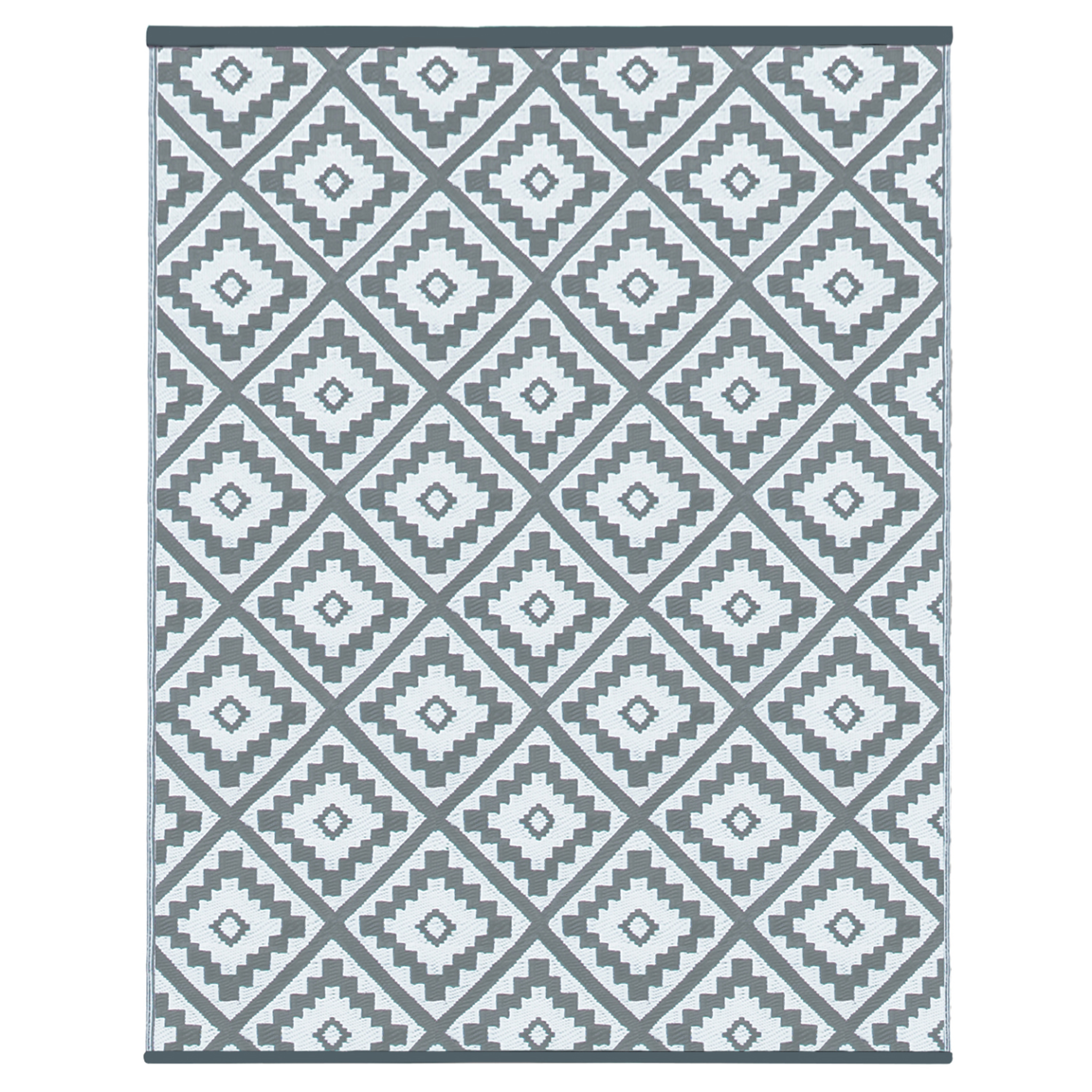 ID MARKET Tapis extérieur BAHAMAS gris 180 x 280 CM