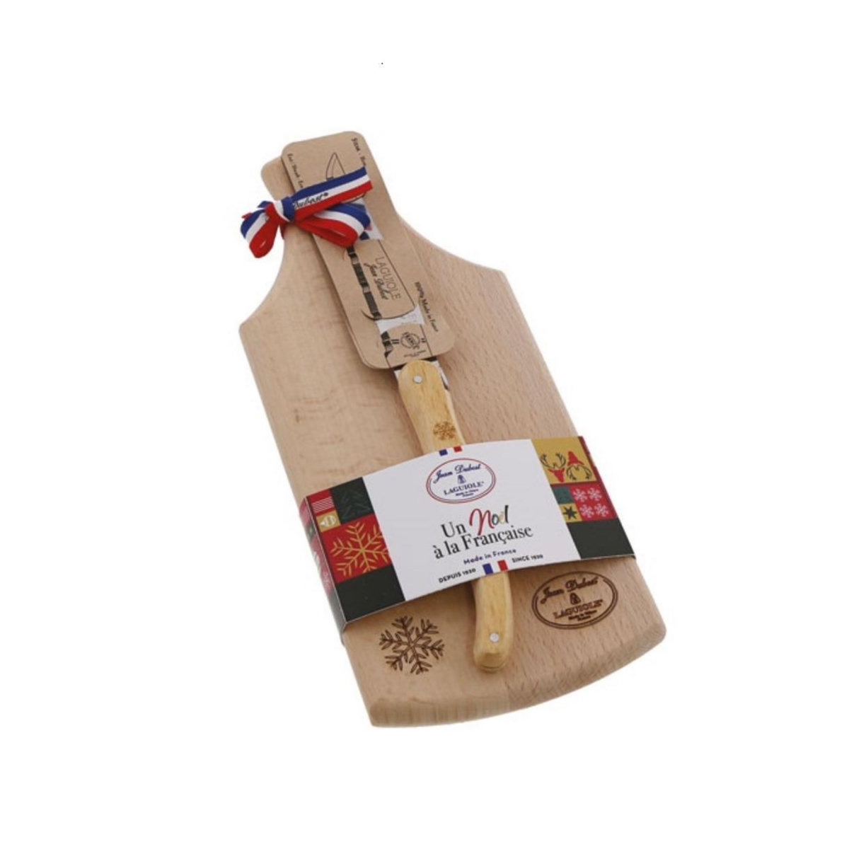 Jean dubost Planche à découper en bois + couteau 25.5 cm - AP036425D39002