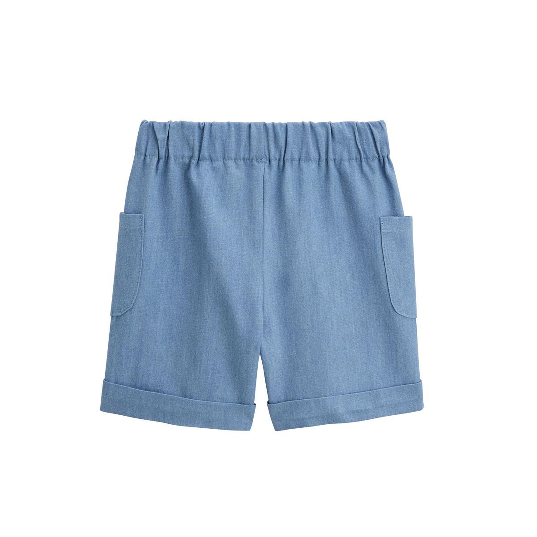 Voir la diapositive 2 : Petit Béguin Short enfant en toile de coton Kanha