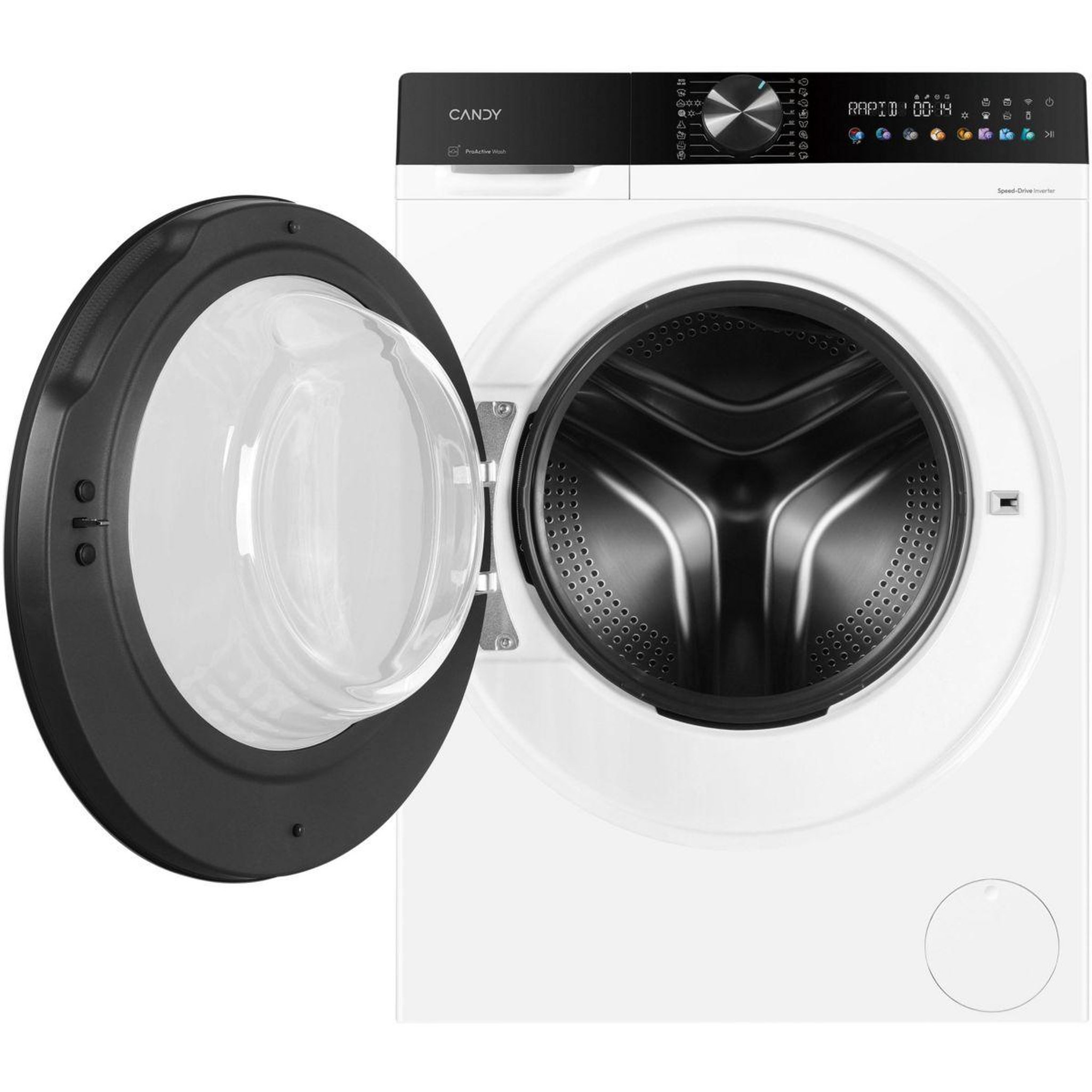 Voir la diapositive 2 : Candy Lave linge séchant hublot BWR485SBL10UC-S - 8/5 kg - 1400 tr/min - Connecté