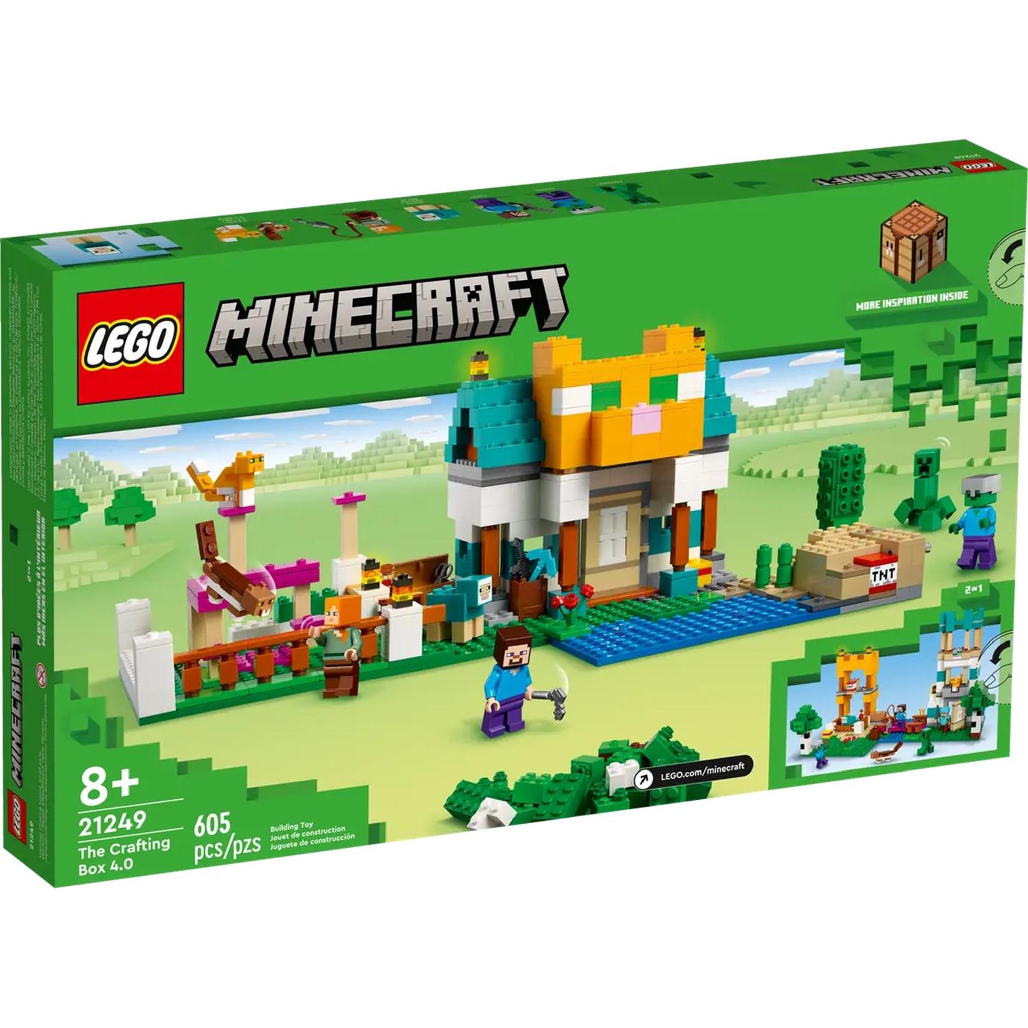 Voir la diapositive 5 : LEGO Minecraft La boîte de construction 4.0