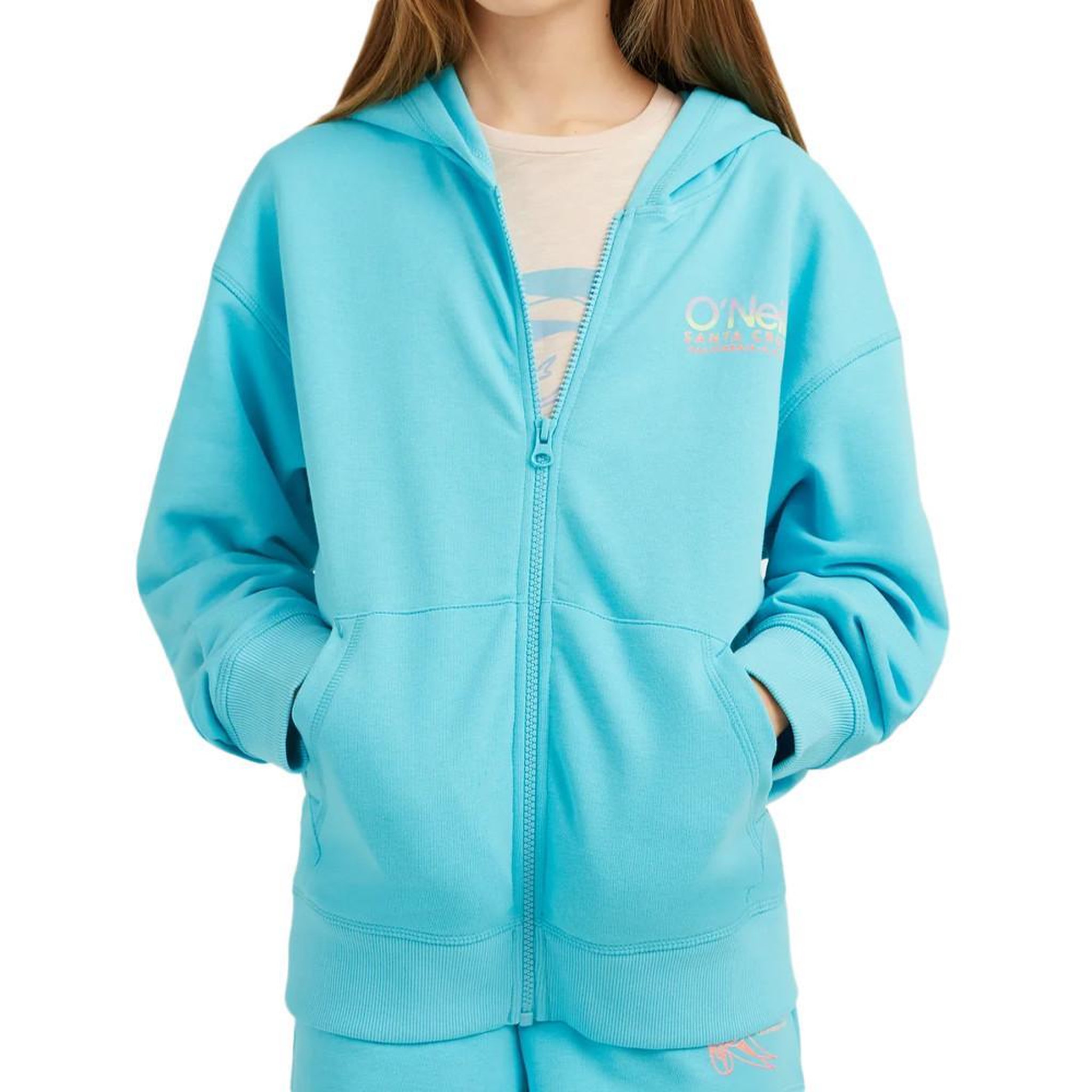 O'NEILL Sweat zippe Capuche  Fille O'Neill Circle Surfer. Coloris disponibles : Bleu