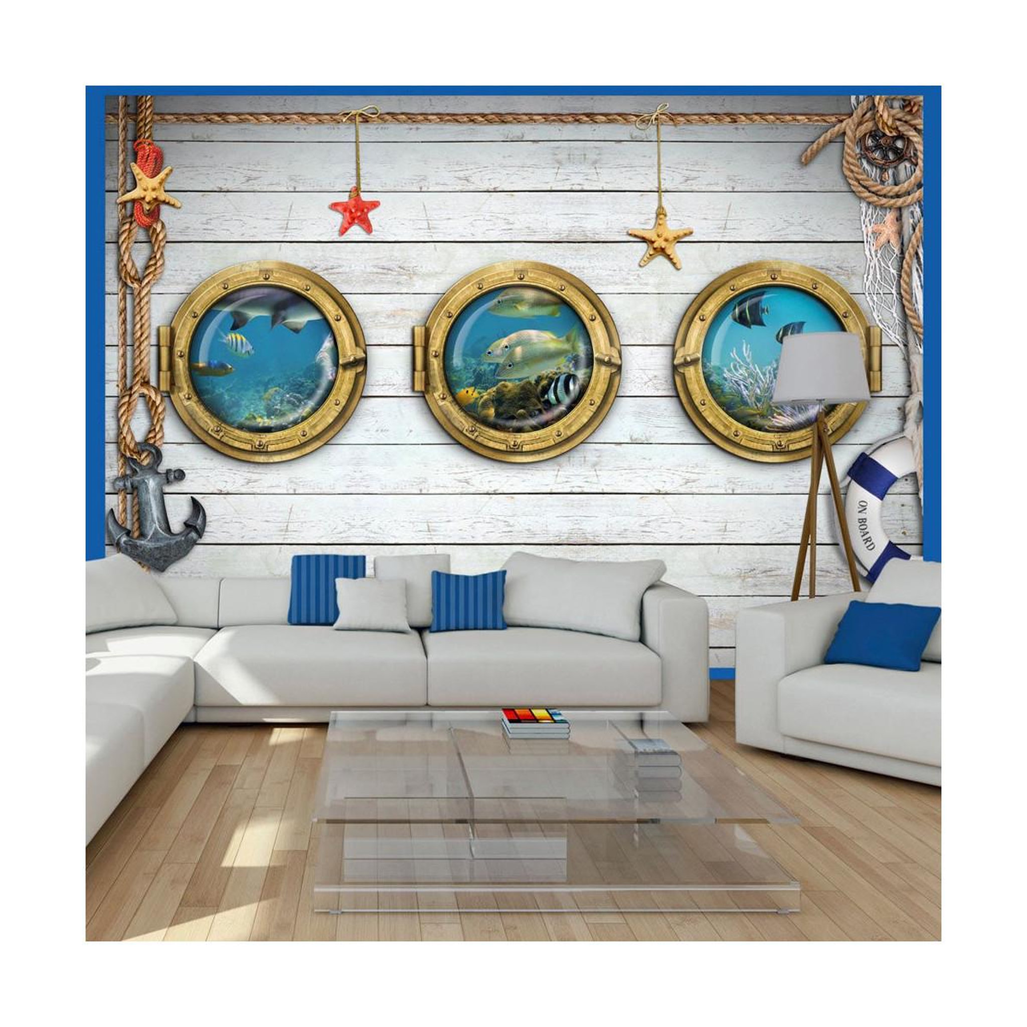 Voir la diapositive 1 : Paris Prix Papier Peint  Tree Portholes