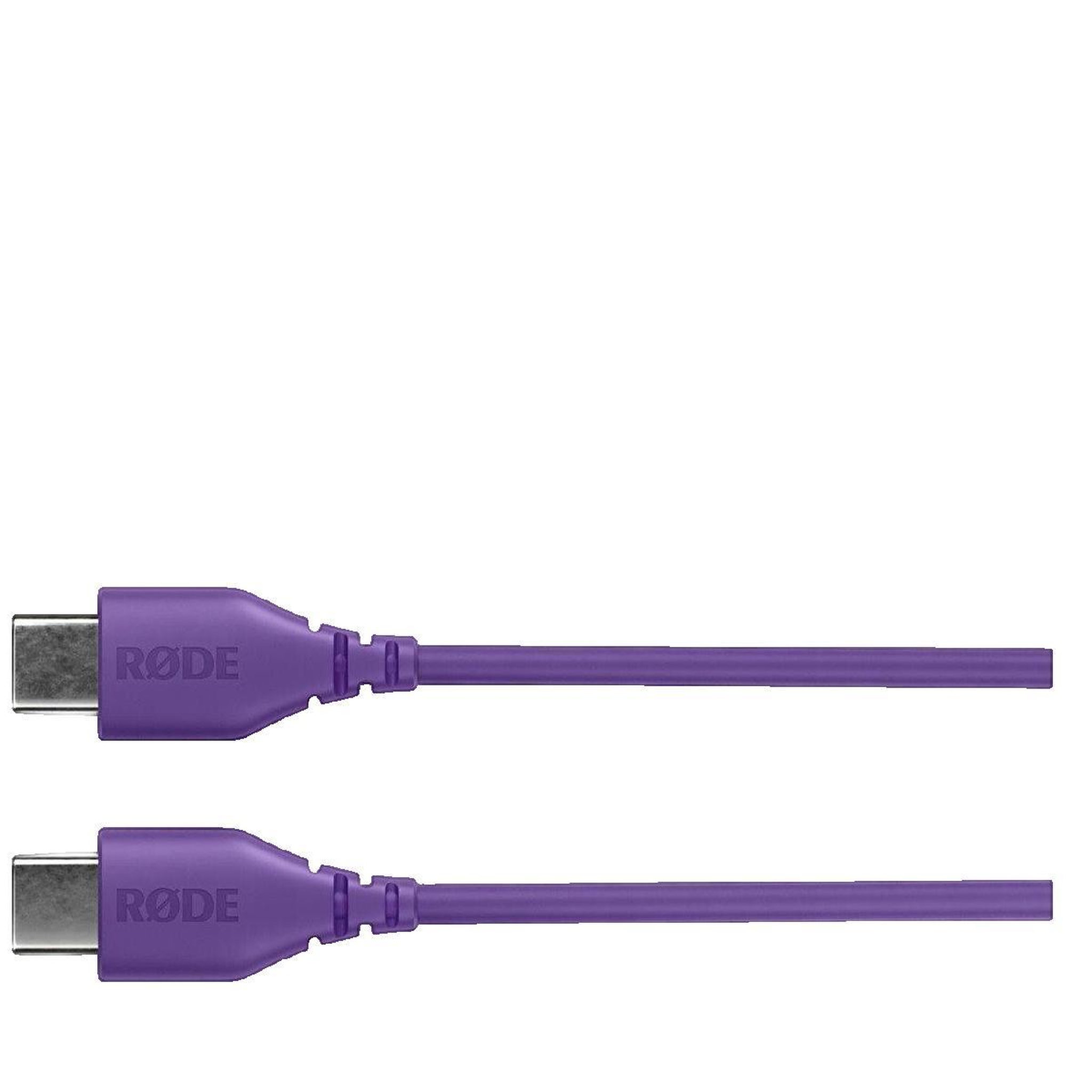 Voir la diapositive 3 : RODE Câble USB-C RØDE SC22 Violet 30 cm