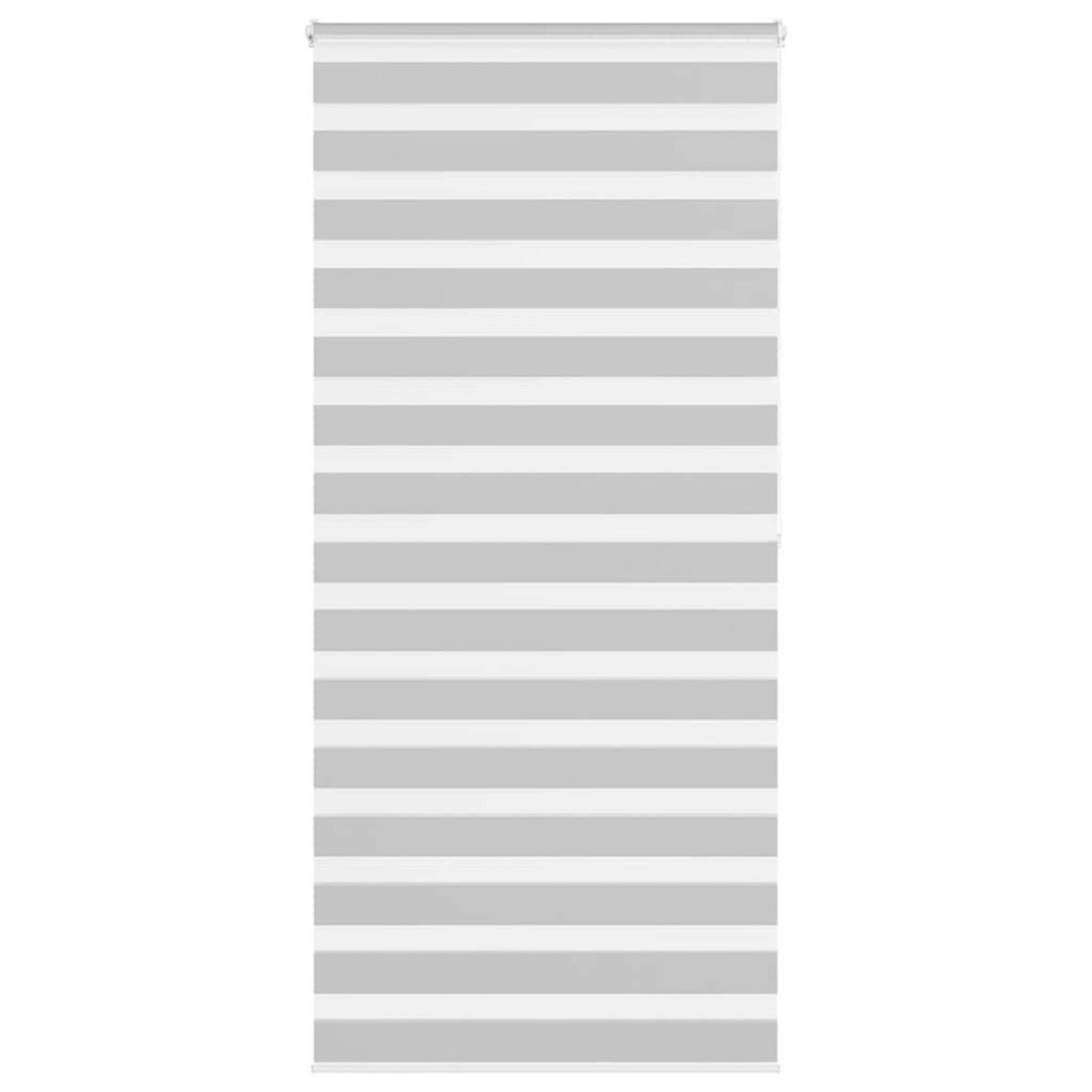 VIDAXL Store zebre gris clair largeur du tissu 90,9 cm polyester