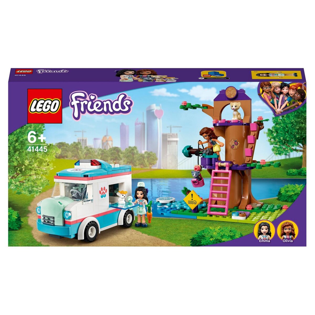 LEGO Friends 41445 L'ambulance de la clinique vétérinaire