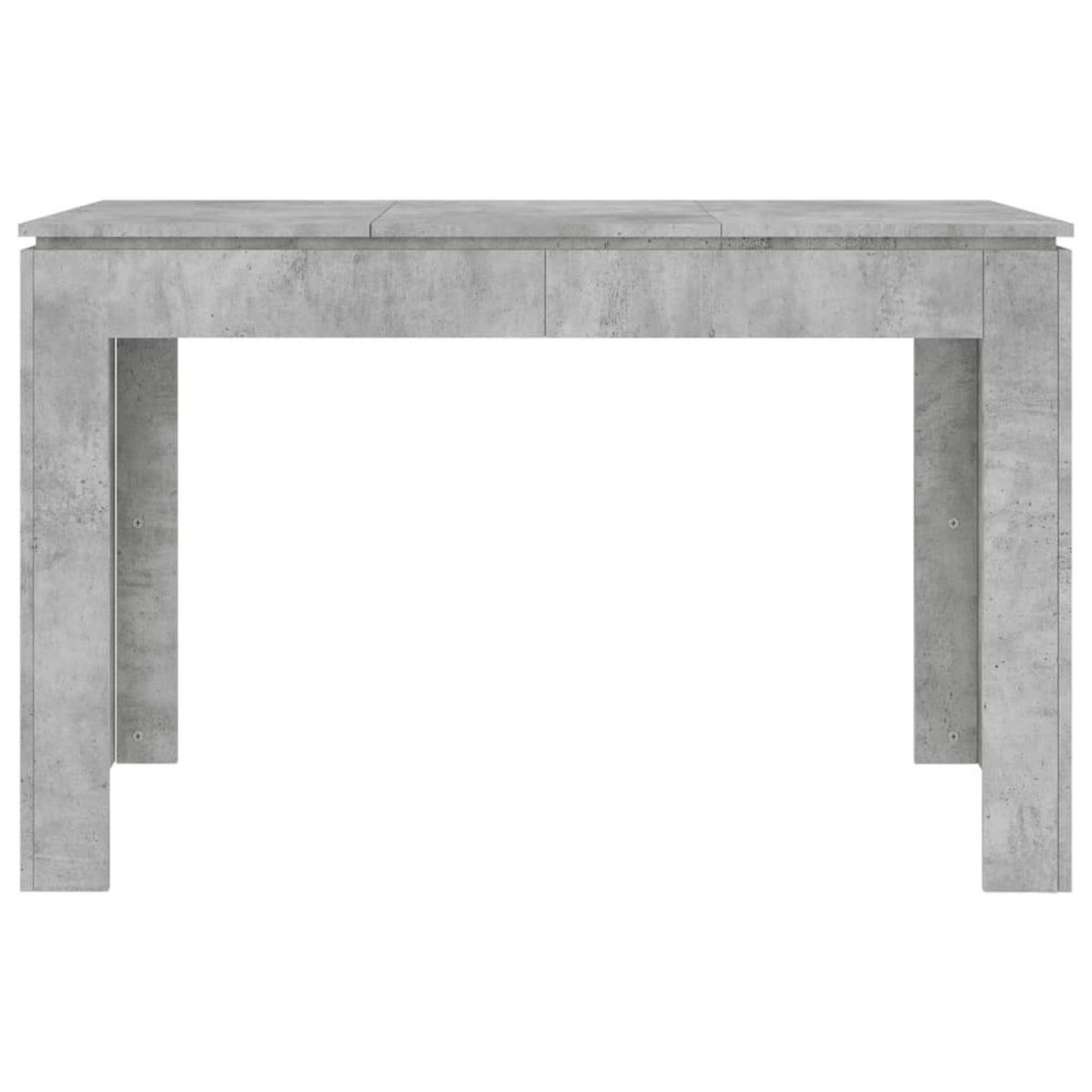 VIDAXL Table a manger Gris beton 120x60x76 cm Bois d'ingenierie