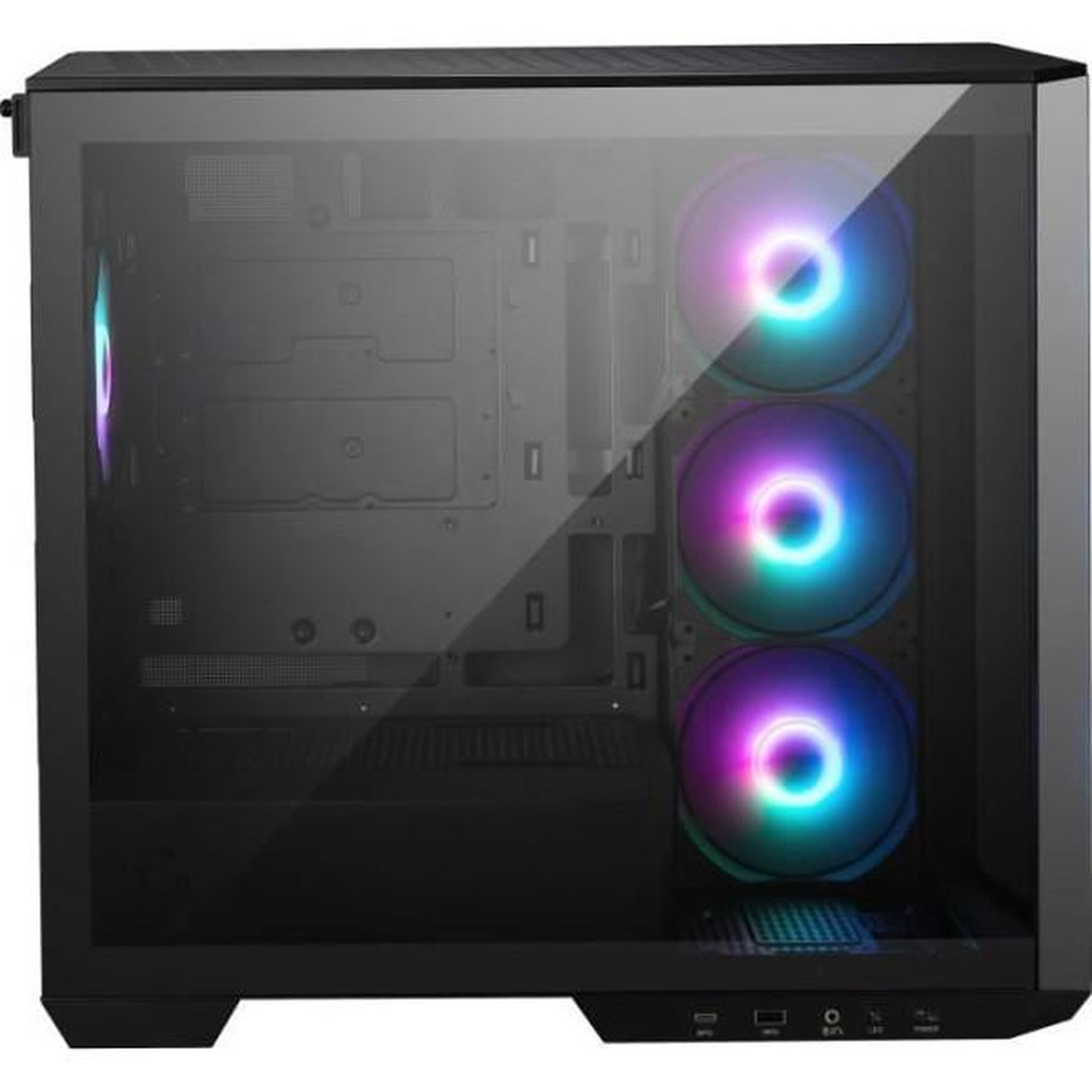 Voir la diapositive 3 : MSI Boîtier pc - msi - mag pano m100r pz - noir
