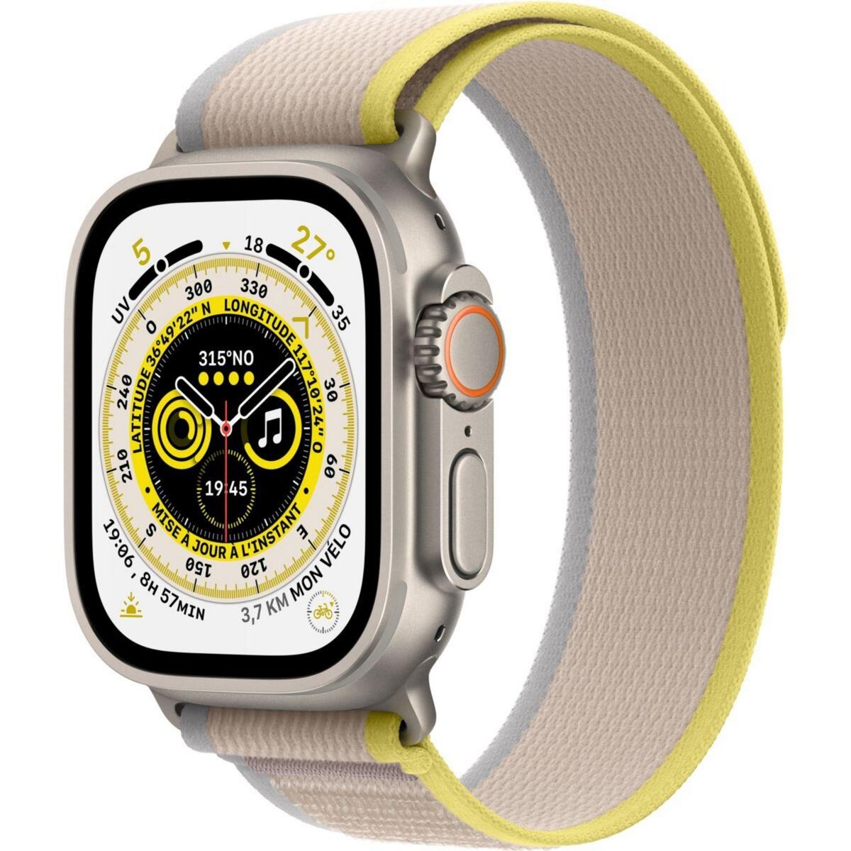 APPLE Montre connect e 49MM Tita Bouc Trail Jau Bei Ultra S M C