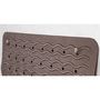 Voir la diapositive 2 : RIDDER RIDDER Tapis de bain antiderapant Playa 80 x 38 cm Noir 68310
