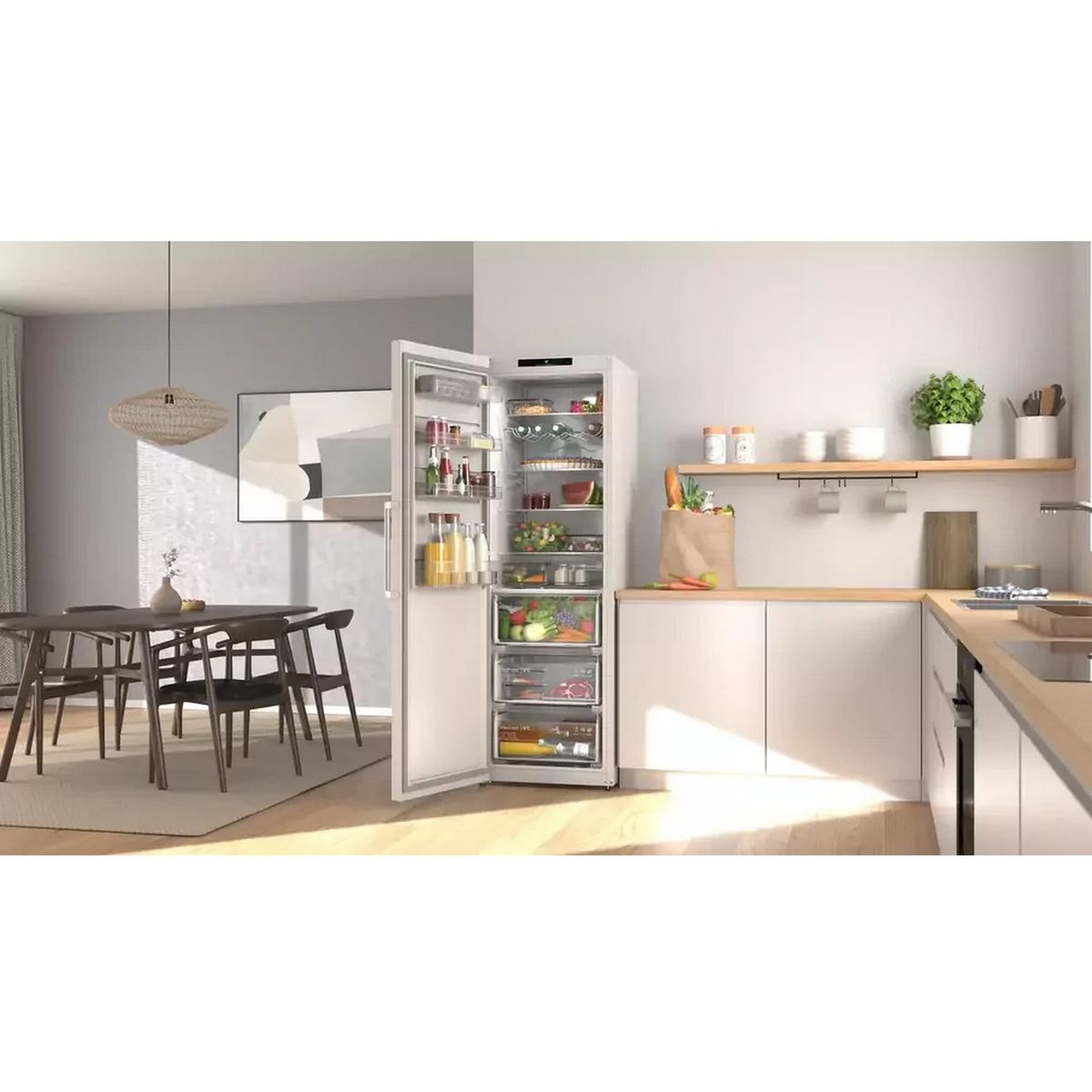 Voir la diapositive 4 : BOSCH Réfrigérateur 1 porte 60cm 402l série 4 - KSN36VWDG
