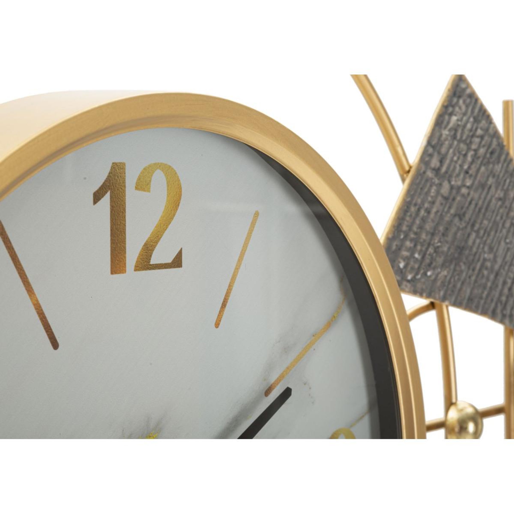 Voir la diapositive 3 : Paris Prix Horloge murale design  amy  120cm or