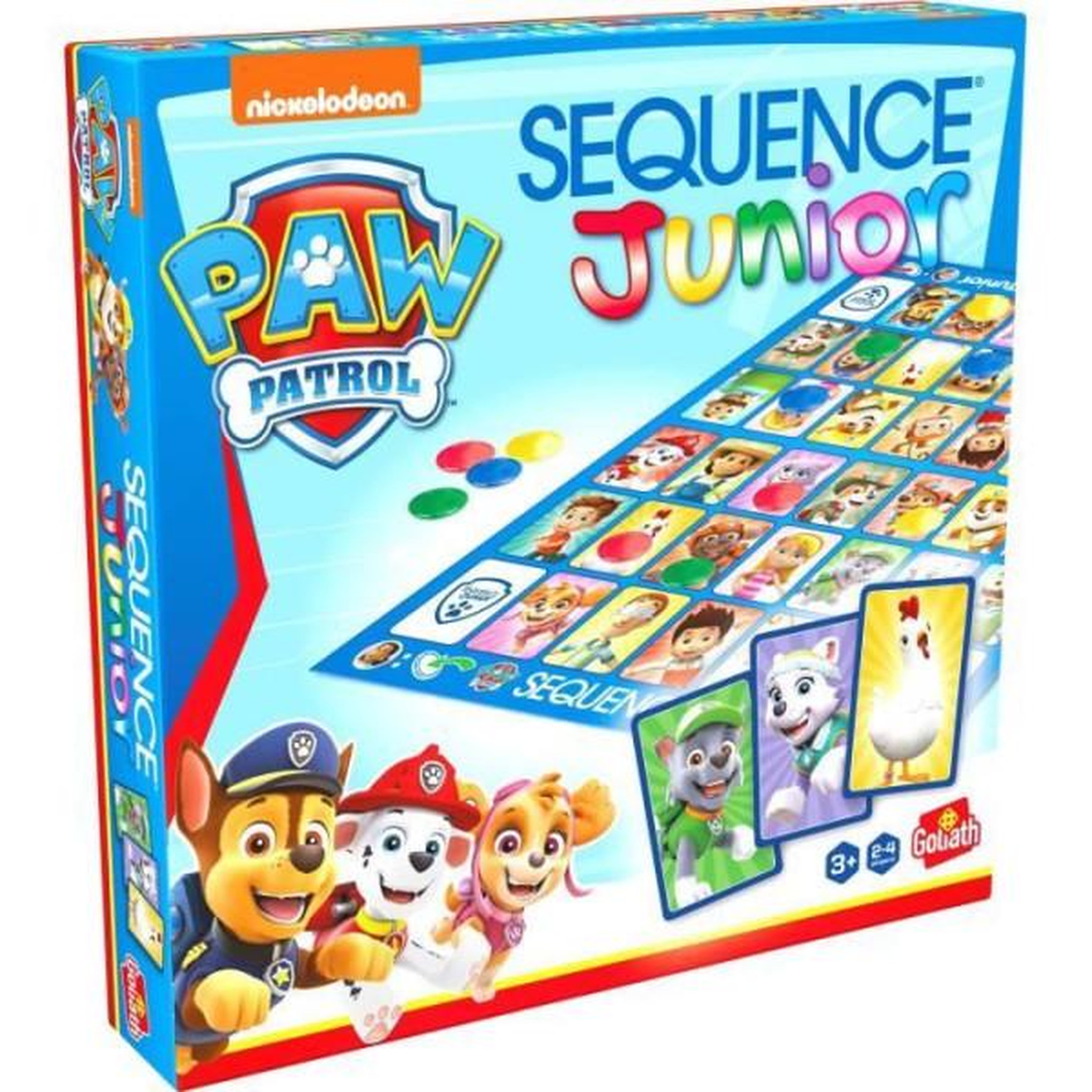 GOLIATH Jeu de société - GOLIATH - Sequence Junior Pat'Patrouille - Jeu familial des 3 ans