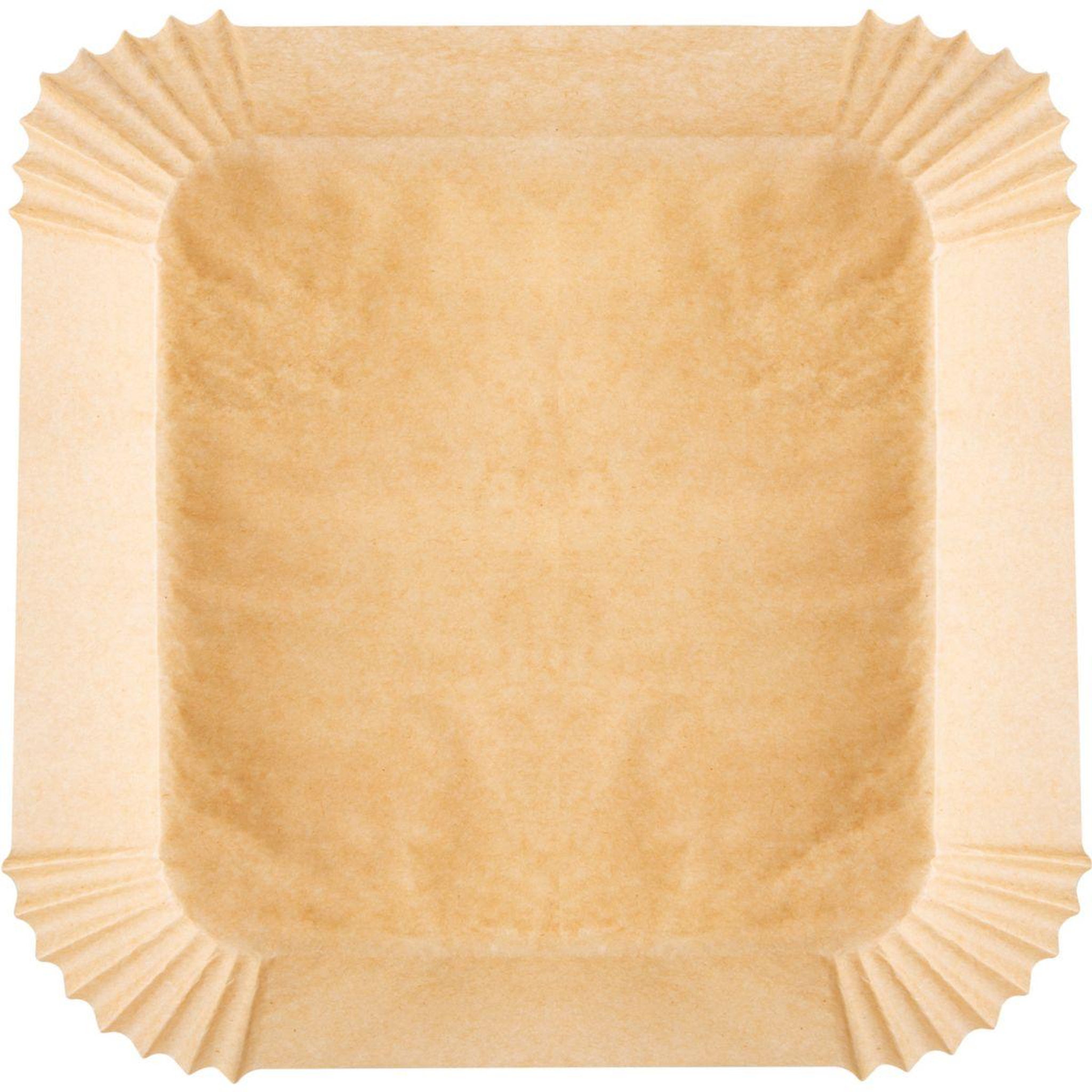 Voir la diapositive 4 : ESSENTIEL B Papier lot de 100 feuilles carrées jetables antiadhésif - anti-salissure pour airfryer et four