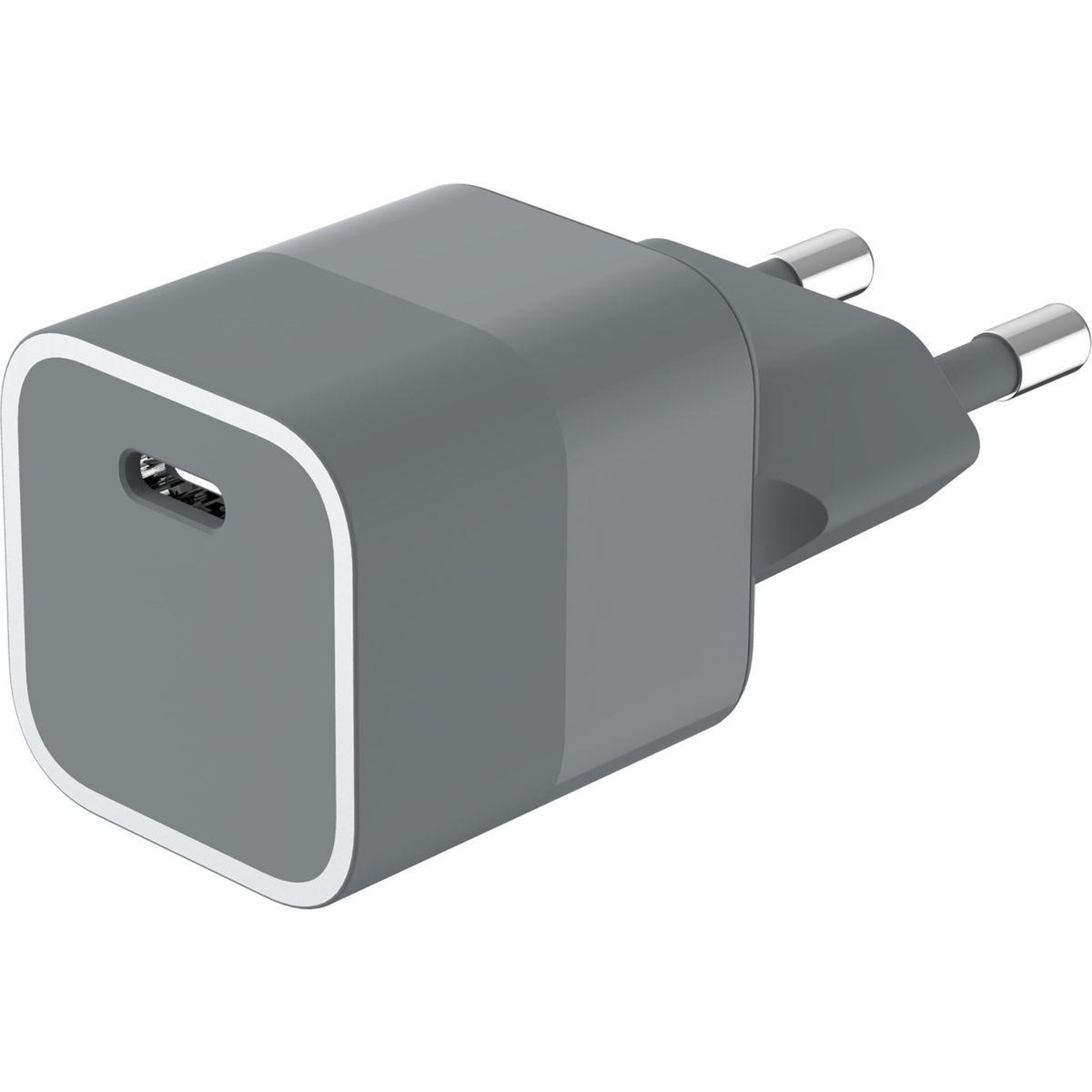 Voir la diapositive 1 : FORCE POWER Chargeur 30w usb-c made in france gris