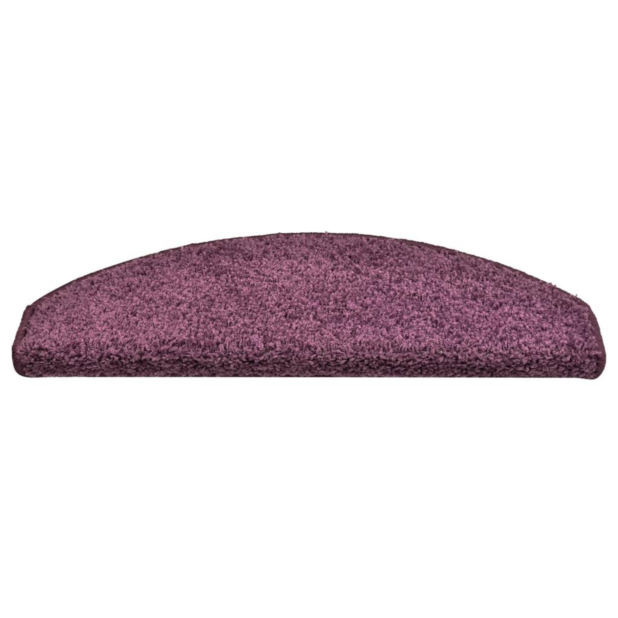Voir la diapositive 5 : VIDAXL Tapis de marches d'escalier 15 pcs Violet fonce 65x21x4 cm