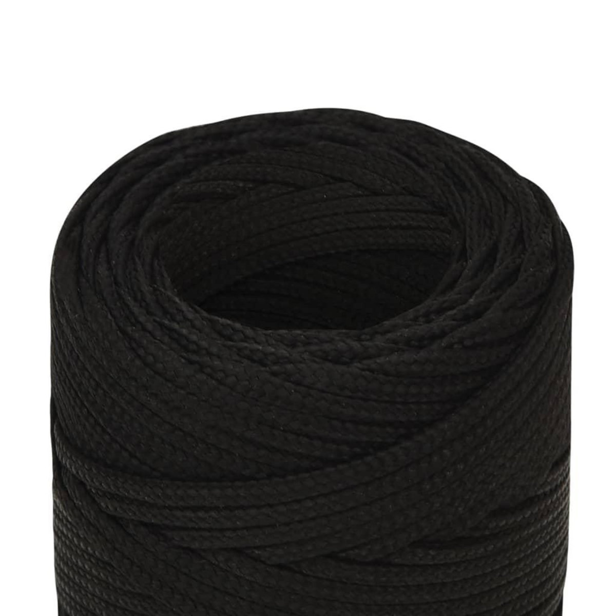 VIDAXL Corde de travail Noir 2 mm 500 m Polyester
