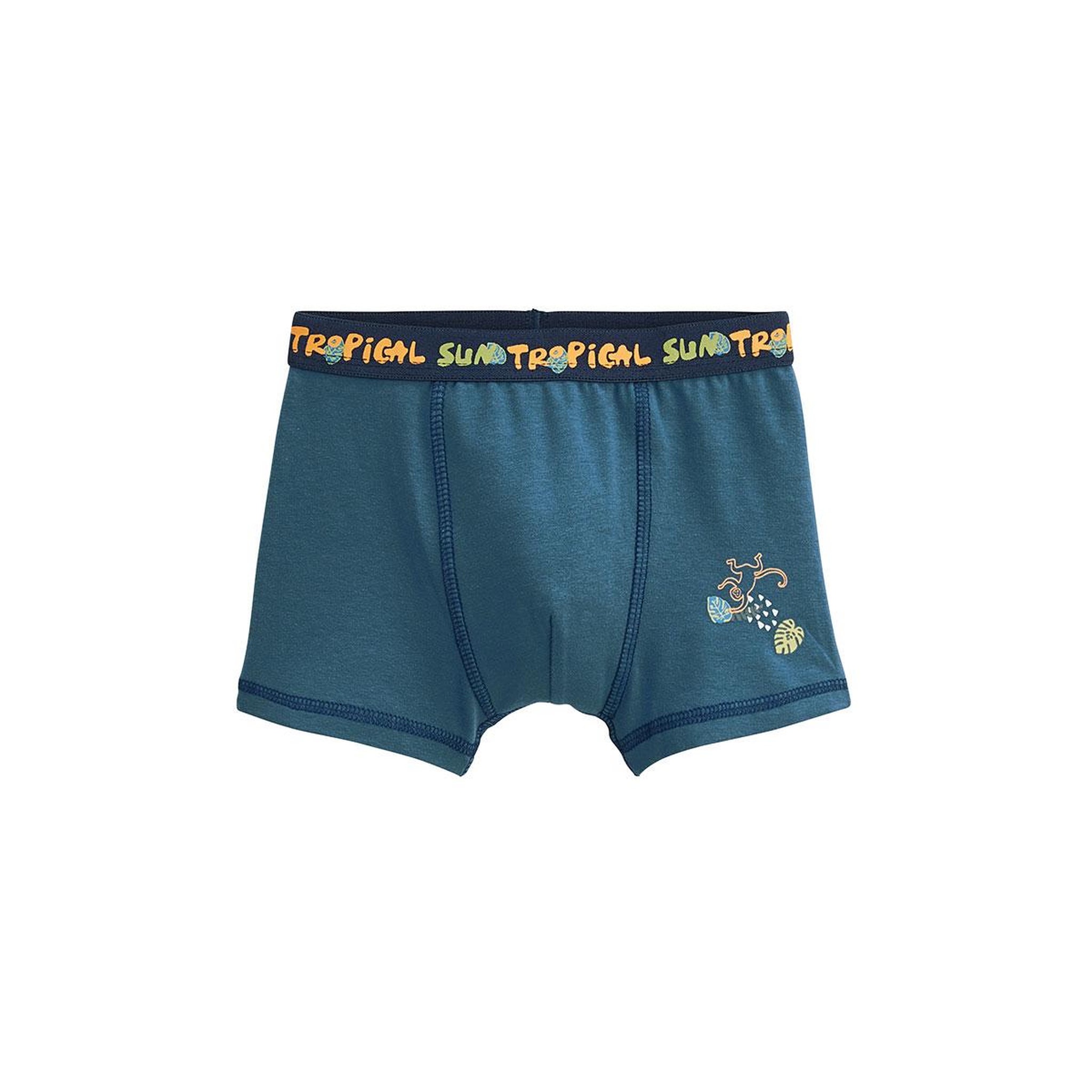 Voir la diapositive 4 : Petit Béguin Lot de 2 boxers garçon Monkey