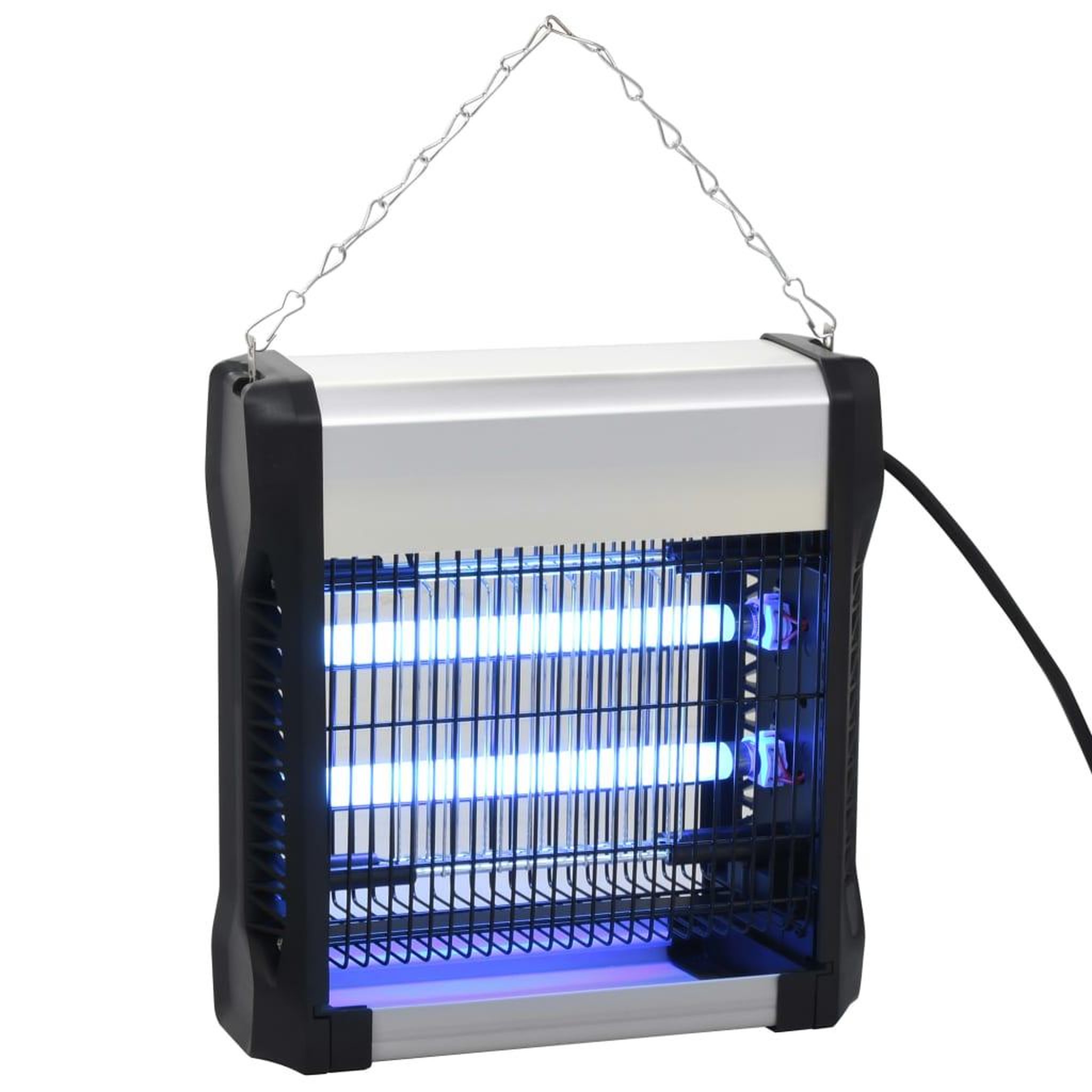 Voir la diapositive 2 : VIDAXL Lampe anti-insectes Noir Aluminium ABS 12 W
