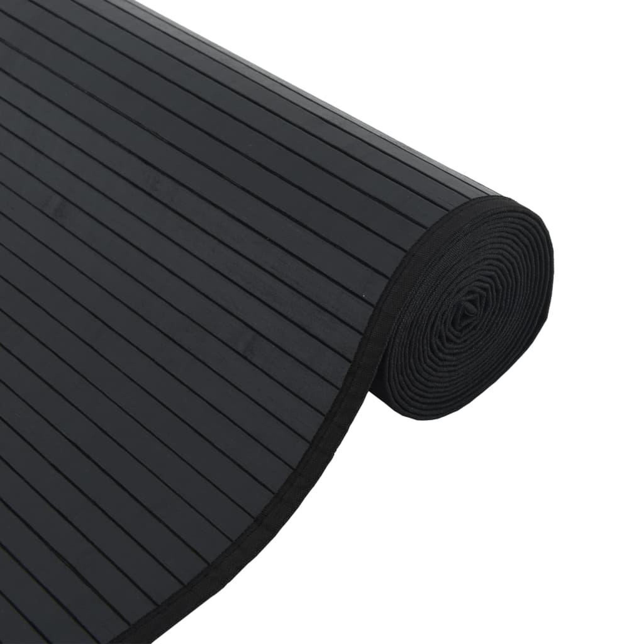 Voir la diapositive 4 : VIDAXL Tapis rectangulaire noir 60x400 cm bambou
