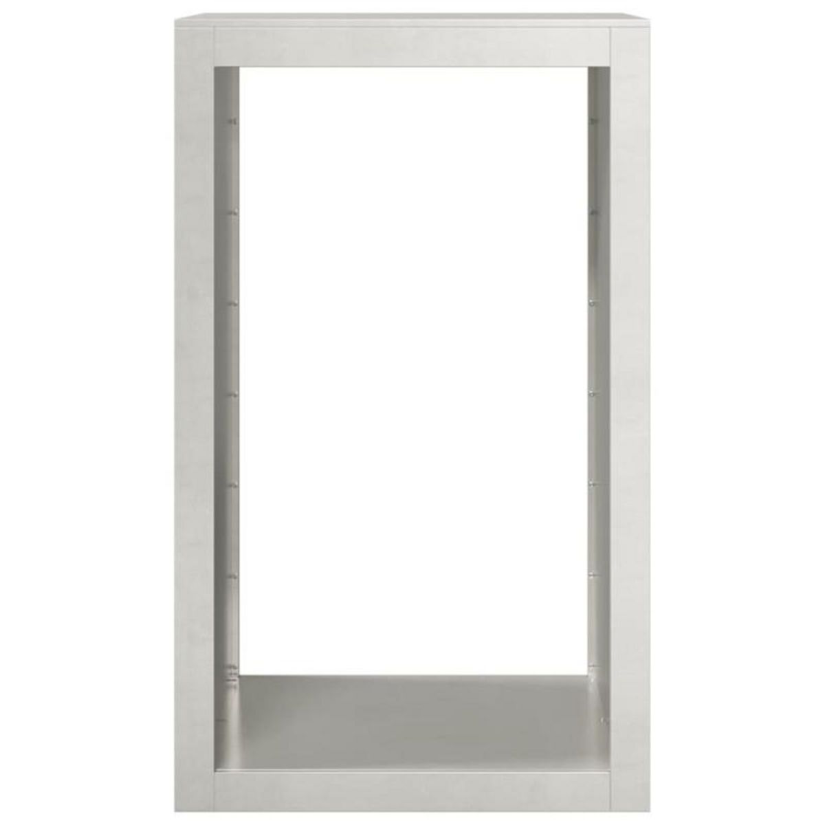 VIDAXL Portant de bois de chauffage 60x40x100 cm acier inoxydable