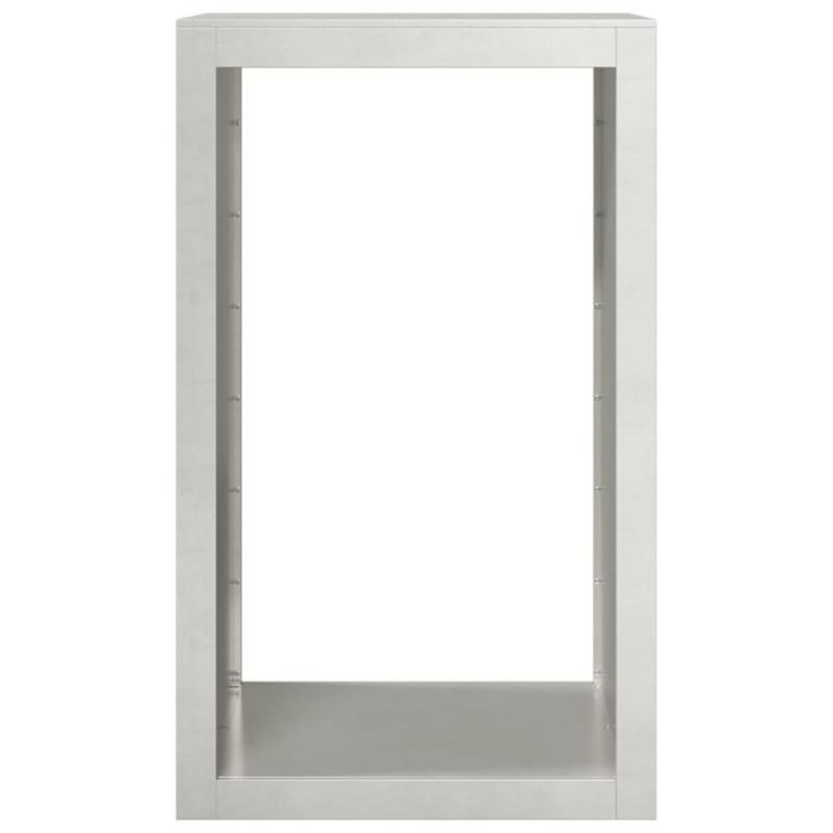 VIDAXL Portant de bois de chauffage 60x40x100 cm acier inoxydable