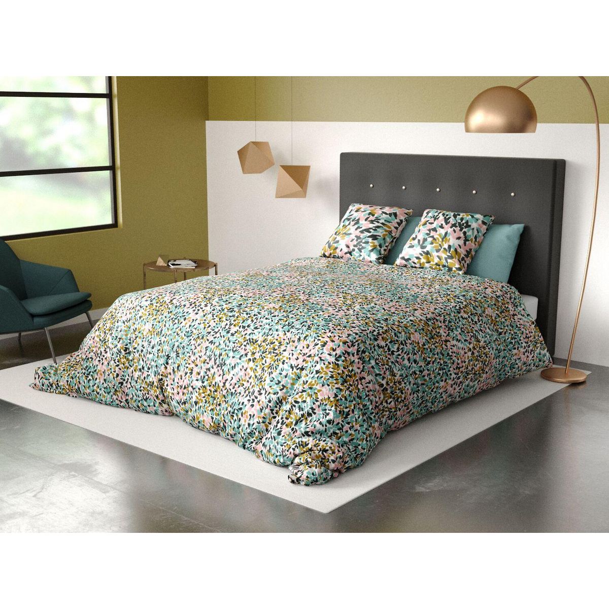 Les Ateliers du Linge Parure housse de couette 100% coton bio 57fils-telma