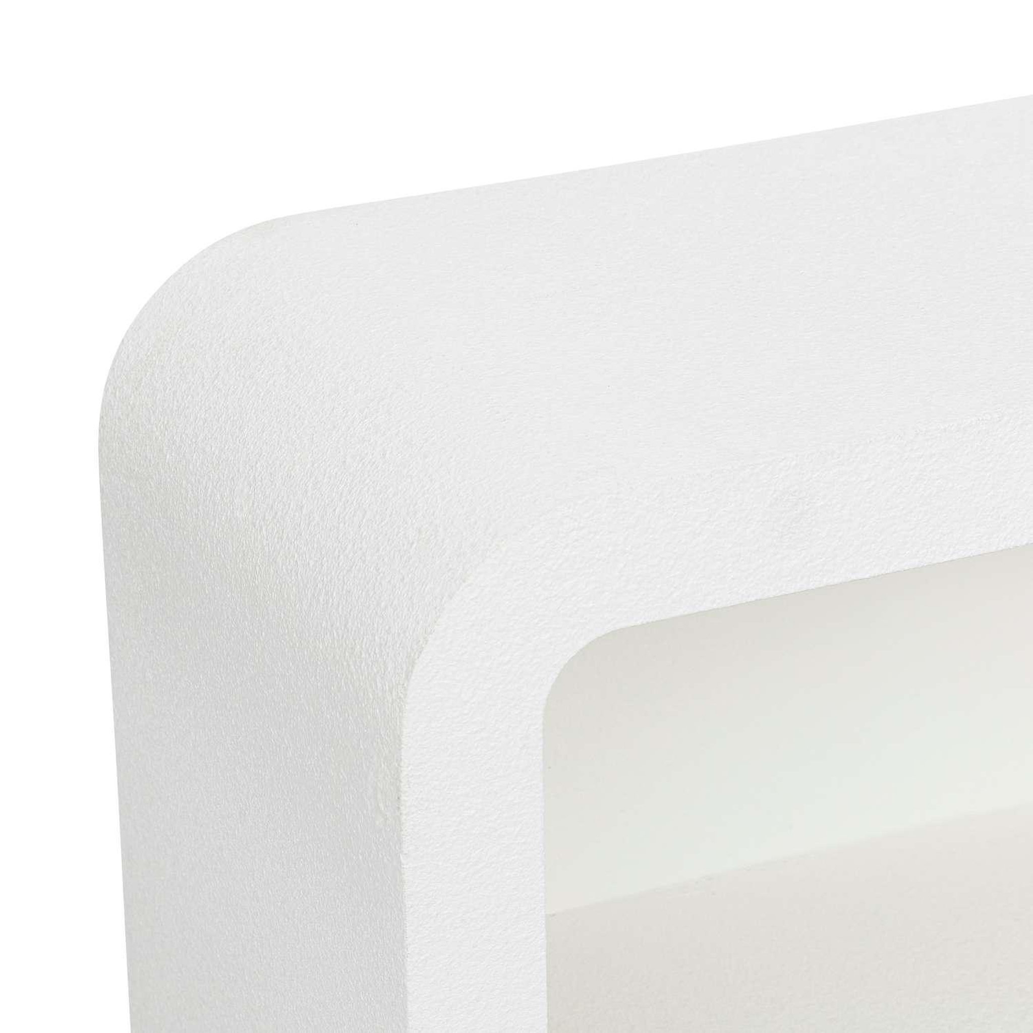 Voir la diapositive 3 : ATMOSPHERA Etagère de rangement 4 niches soleya - blanc